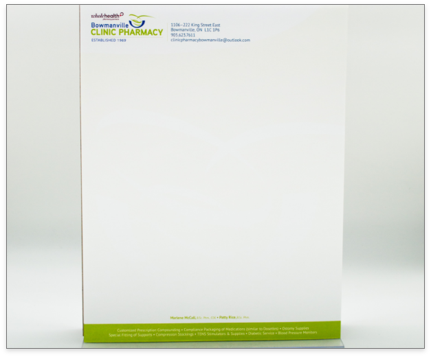 bowmanville_clinic_pharmacy_letterhead