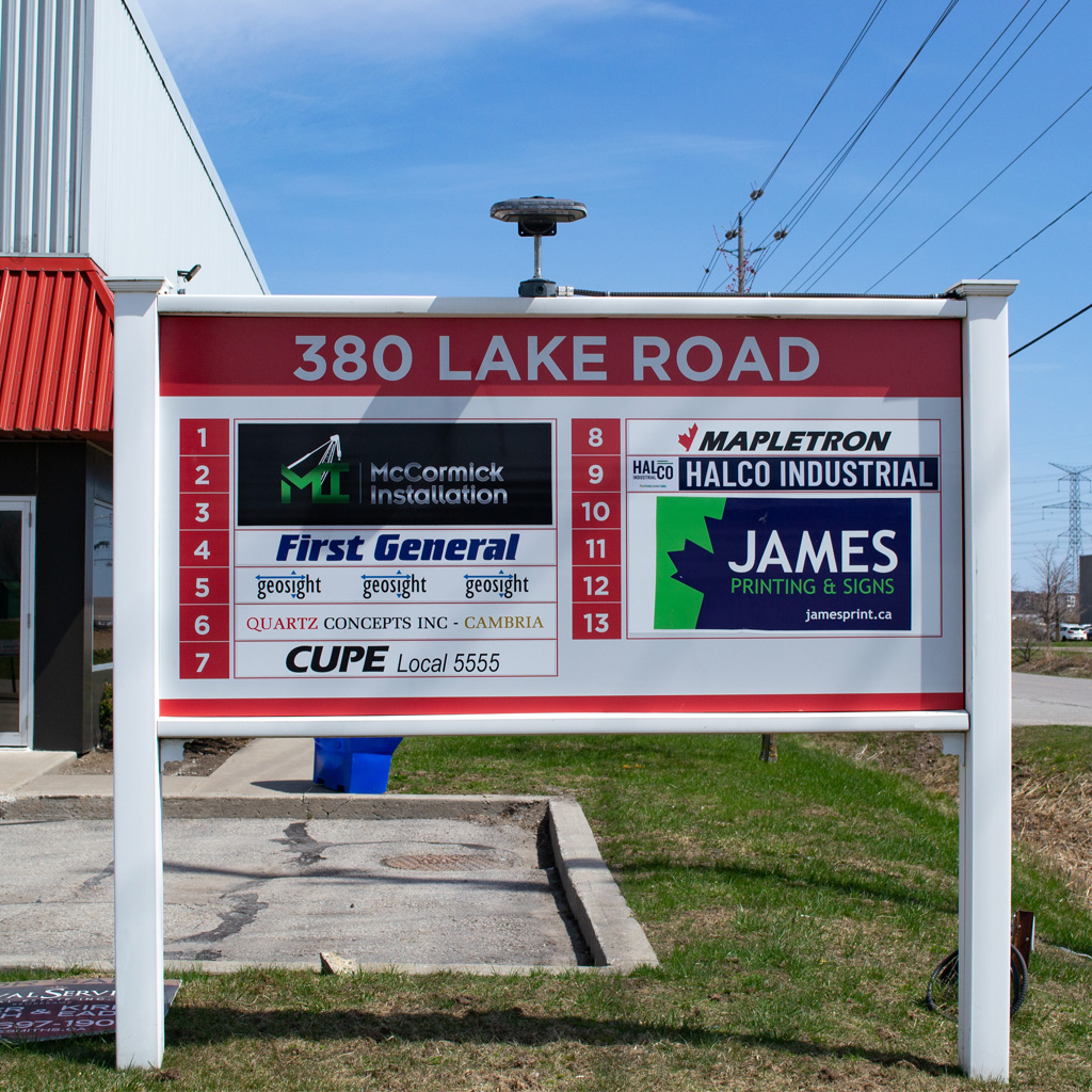 Signage - James Printing & Signs